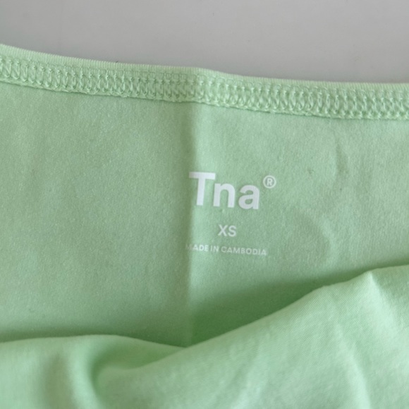 TNA Cropped Green Tank Top XS - Picture 4 of 4